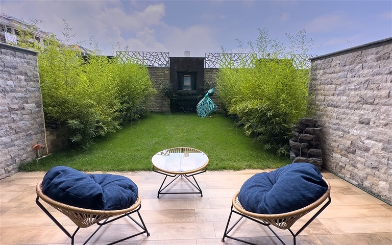 2+1 Gartenduplex an der ersten Küste in Kargicak