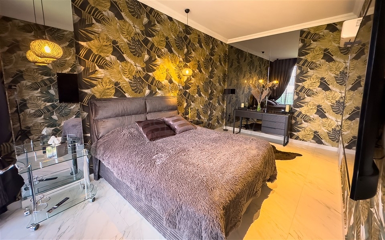 2+1 Gartenduplex an der ersten Küste in Kargicak