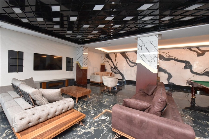 Möblierte Wohnung mit einem Schlafzimmer im neuen Mahmutlar-Komplex