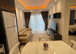 Möblierte Wohnung mit einem Schlafzimmer im neuen Mahmutlar-Komplex