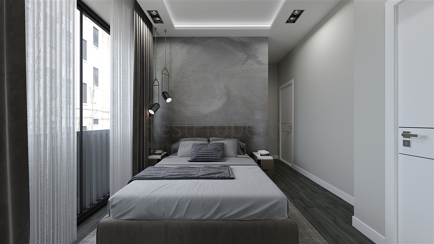 Wohnkomplex in der Endphase des Baus in der Wohngegend Tece