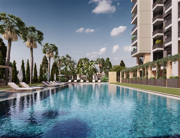 Wohnkomplex in der Endphase des Baus in der Wohngegend Tece