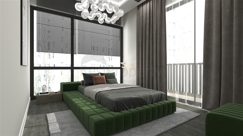 Wohnkomplex in der Endphase des Baus in der Wohngegend Tece