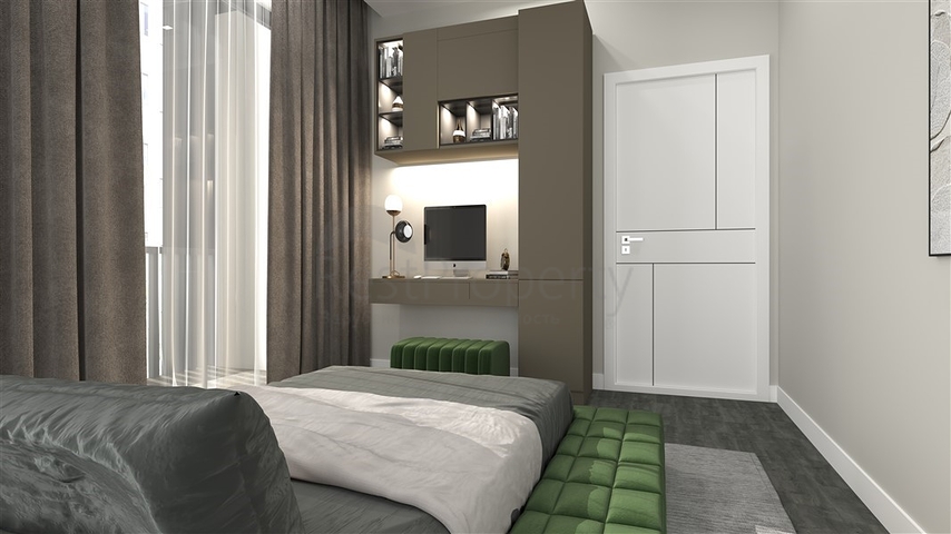 Wohnkomplex in der Endphase des Baus in der Wohngegend Tece