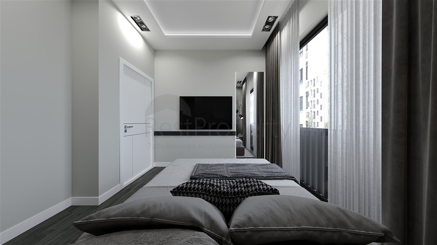 Wohnkomplex in der Endphase des Baus in der Wohngegend Tece