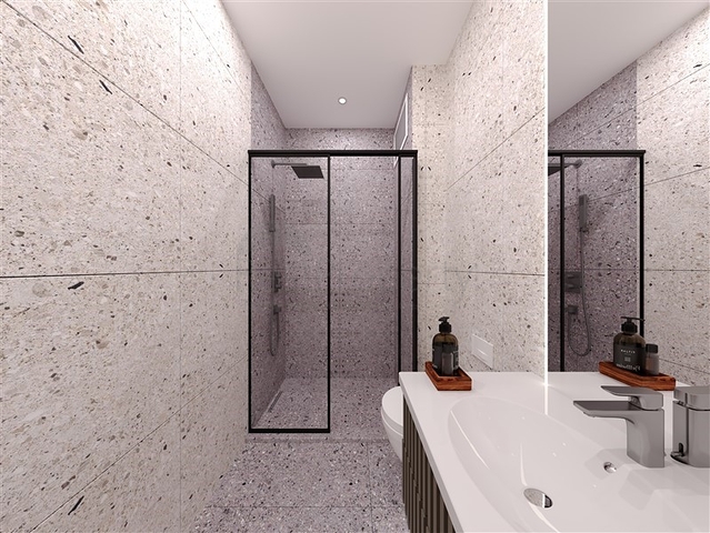 Wohnkomplex in der Endphase des Baus in der Wohngegend Tece