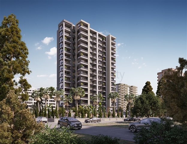 Wohnkomplex in der Endphase des Baus in der Wohngegend Tece