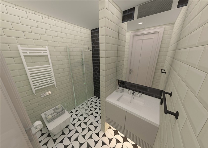 Fertige Wohnungen in einer neuen Wohnanlage im Stadtteil Arpachbachschisch