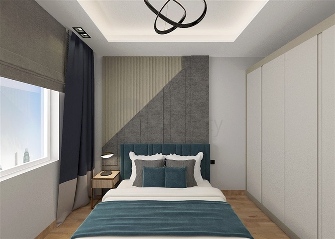 Fertige Wohnungen in einer neuen Wohnanlage im Stadtteil Arpachbachschisch