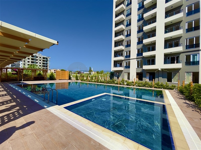 Fertige Wohnungen in einer neuen Wohnanlage im Stadtteil Arpachbachschisch