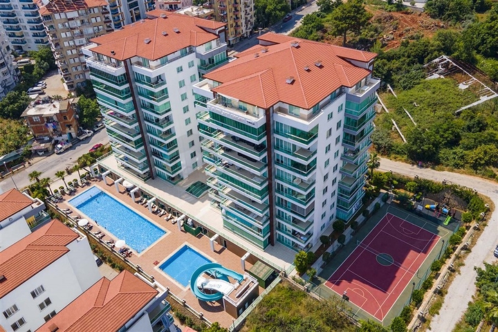 Apartment mit 2+1 Grundriss in der malerischen Gegend von Tosmur