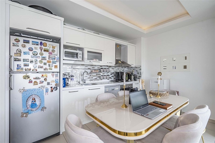 Apartment mit 2+1 Grundriss in der malerischen Gegend von Tosmur