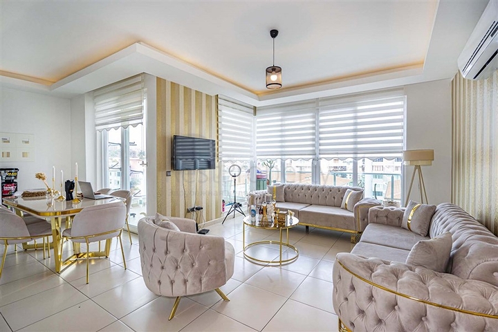 Apartment mit 2+1 Grundriss in der malerischen Gegend von Tosmur