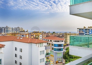 Apartment mit 2+1 Grundriss in der malerischen Gegend von Tosmur