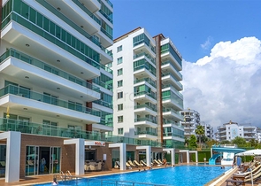 Apartment mit 2+1 Grundriss in der malerischen Gegend von Tosmur