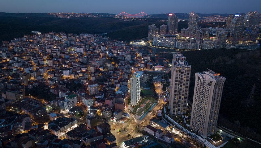 5-Sterne-Unterkunft in einer neuen luxuriösen Wohnanlage im Stadtteil Maslak