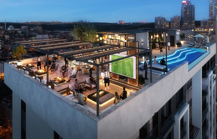 5-Sterne-Unterkunft in einer neuen luxuriösen Wohnanlage im Stadtteil Maslak