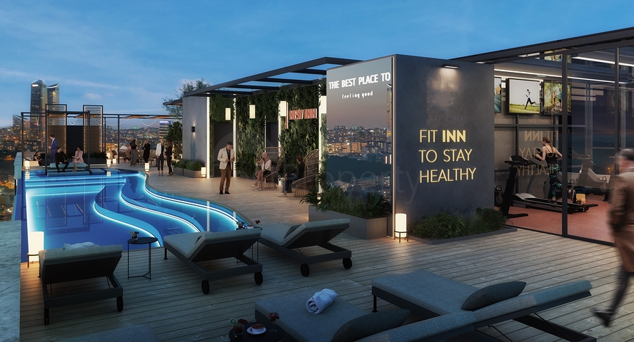 5-Sterne-Unterkunft in einer neuen luxuriösen Wohnanlage im Stadtteil Maslak