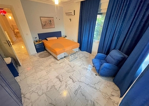 Villa 2+1 mit Möbeln und Geräten nur 900 m vom Mittelmeer entfernt