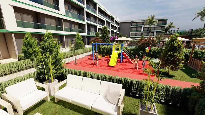 Wohnungen im Neubauprojekt in Tomyuk, 350 Meter vom Meer entfernt Wohnungen im Neubauprojekt in Tomyuk, 350 Meter vom Meer entfernt