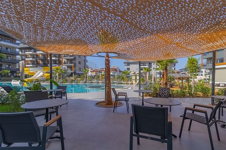 Apartment mit 1+1 Grundriss in einem modernen Komplex im Stadtteil Oba