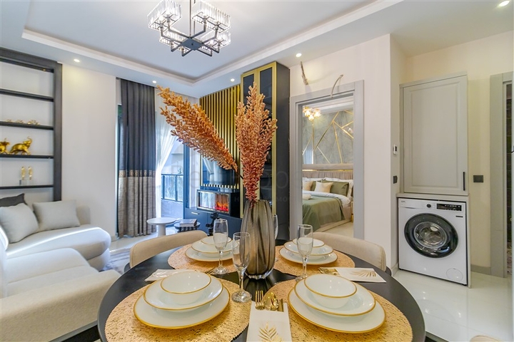 Apartment mit 1+1 Grundriss in einem modernen Komplex im Stadtteil Oba