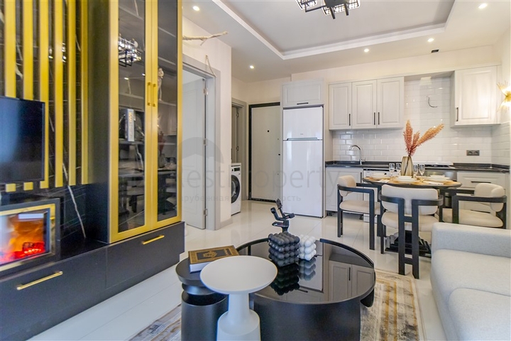 Apartment mit 1+1 Grundriss in einem modernen Komplex im Stadtteil Oba