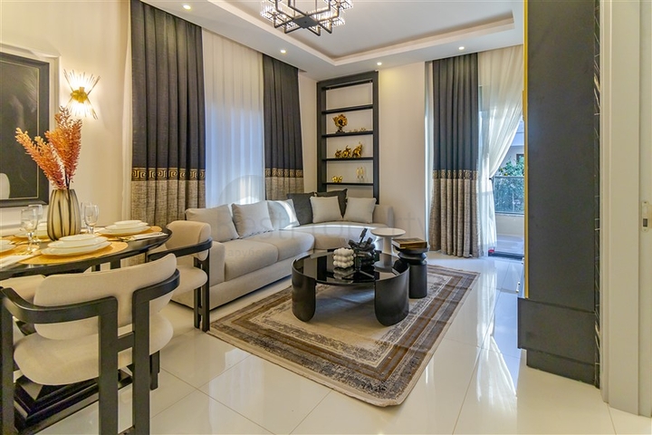 Apartment mit 1+1 Grundriss in einem modernen Komplex im Stadtteil Oba