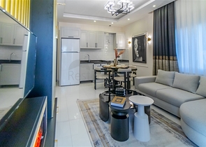 Apartment mit 1+1 Grundriss in einem modernen Komplex im Stadtteil Oba