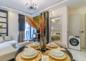 Apartment mit 1+1 Grundriss in einem modernen Komplex im Stadtteil Oba