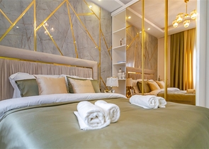 Apartment mit 1+1 Grundriss in einem modernen Komplex im Stadtteil Oba