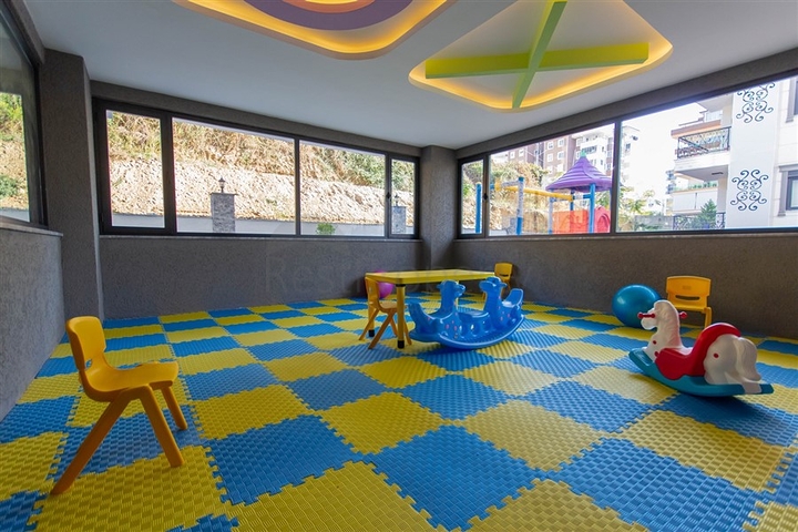 Wohnung 1+1 500 m vom Meer entfernt im Stadtteil Mahmutlar