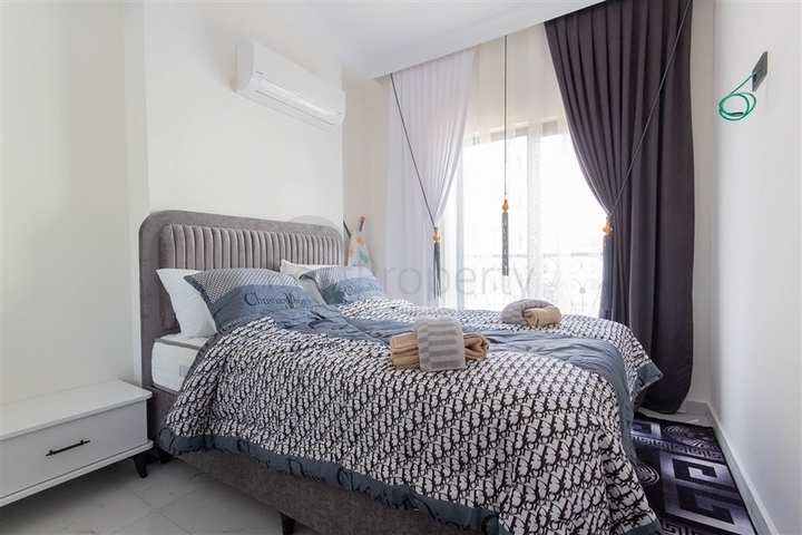 Wohnung 1+1 500 m vom Meer entfernt im Stadtteil Mahmutlar