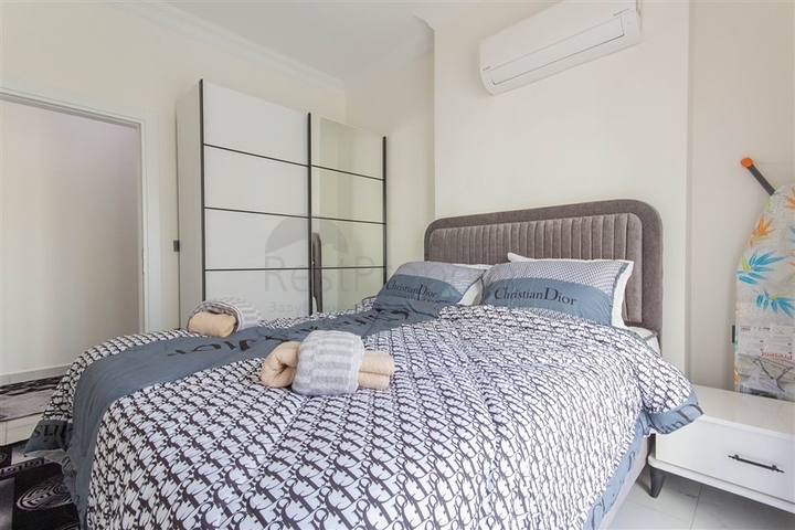 Wohnung 1+1 500 m vom Meer entfernt im Stadtteil Mahmutlar