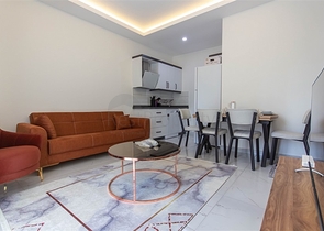 Wohnung 1+1 500 m vom Meer entfernt im Stadtteil Mahmutlar