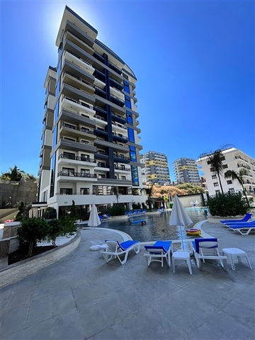 1+1 Wohnung mit Bergblick in einem modernen Komplex