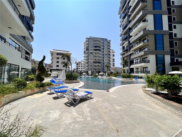 1+1 Wohnung mit Bergblick in einem modernen Komplex