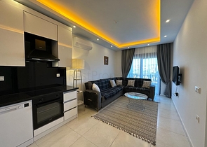 1+1 Wohnung mit Bergblick in einem modernen Komplex