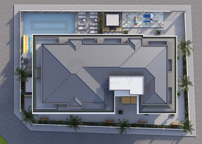 2+1 Wohnung in einem neuen Komplex, nur 600 Meter vom Meer entfernt