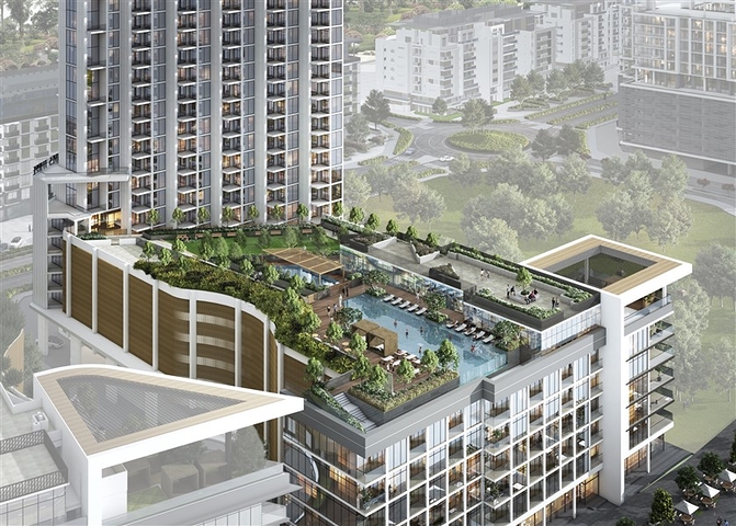 Luxuswohnungen in der Nähe des Stadtzentrums in Dubai