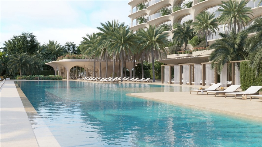 Apartment mit Blick auf das Meer und Dubai auf Palma Jumeirah