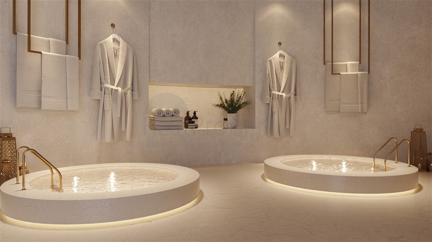 Apartment mit Blick auf das Meer und Dubai auf Palma Jumeirah