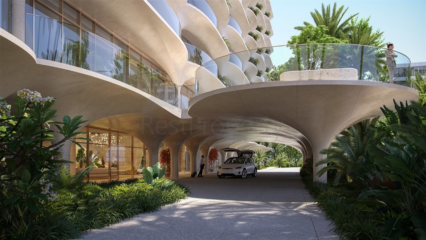 Apartment mit Blick auf das Meer und Dubai auf Palma Jumeirah