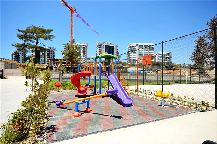 Zweizimmerwohnung in einem neuen Haus im Stadtteil Avsallar