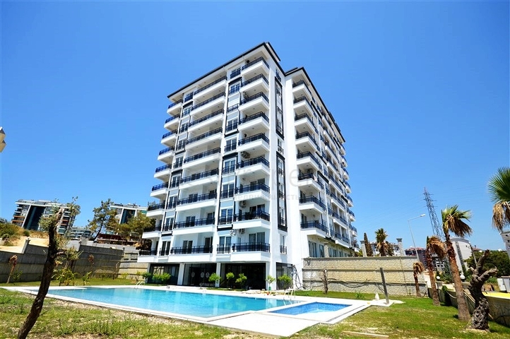 Zweizimmerwohnung in einem neuen Haus im Stadtteil Avsallar