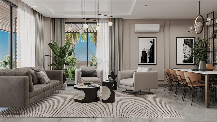 Neue Wohnanlage in einzigartiger Lage in der Gegend von Cikcilli/Alanya