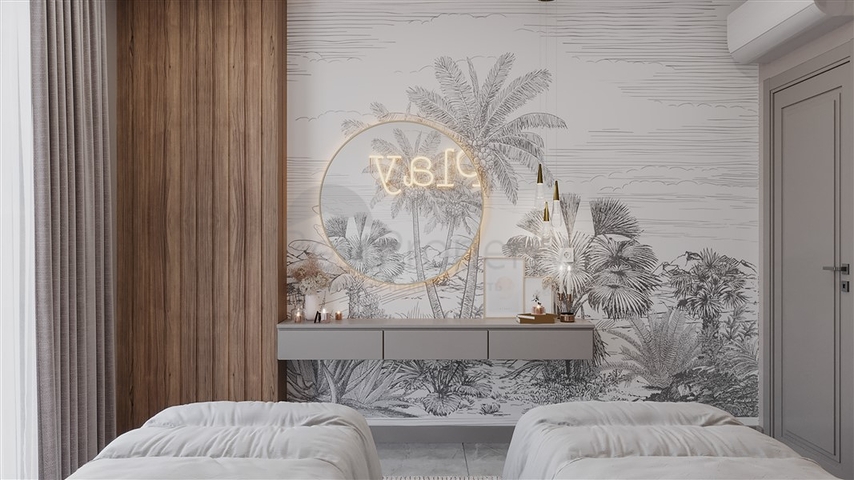 Neue Wohnanlage in einzigartiger Lage in der Gegend von Cikcilli/Alanya