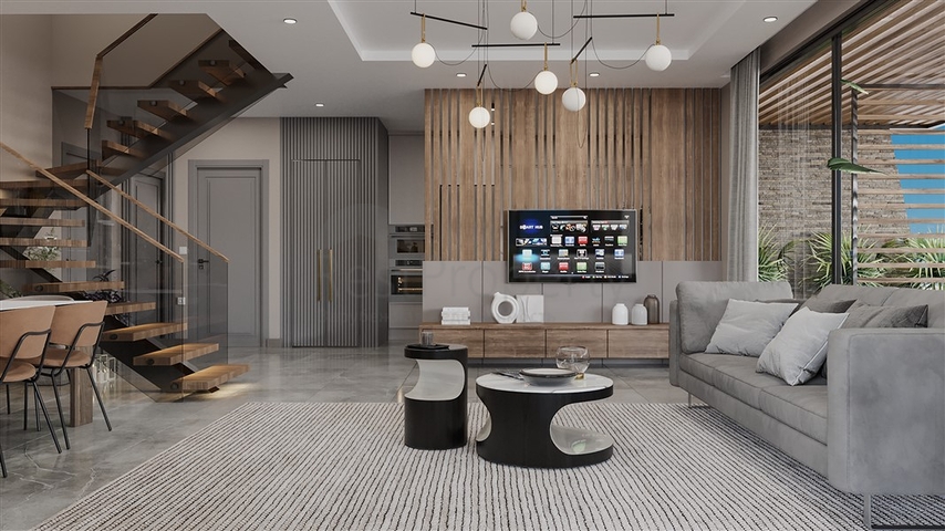 Neue Wohnanlage in einzigartiger Lage in der Gegend von Cikcilli/Alanya