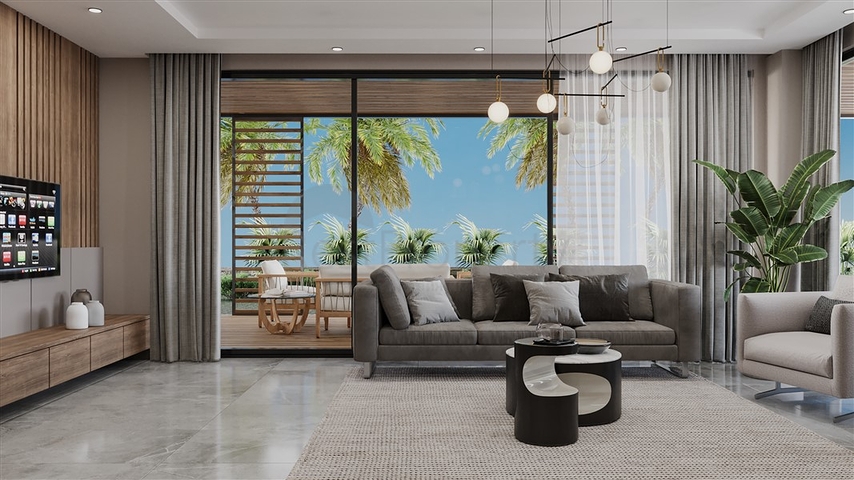 Neue Wohnanlage in einzigartiger Lage in der Gegend von Cikcilli/Alanya