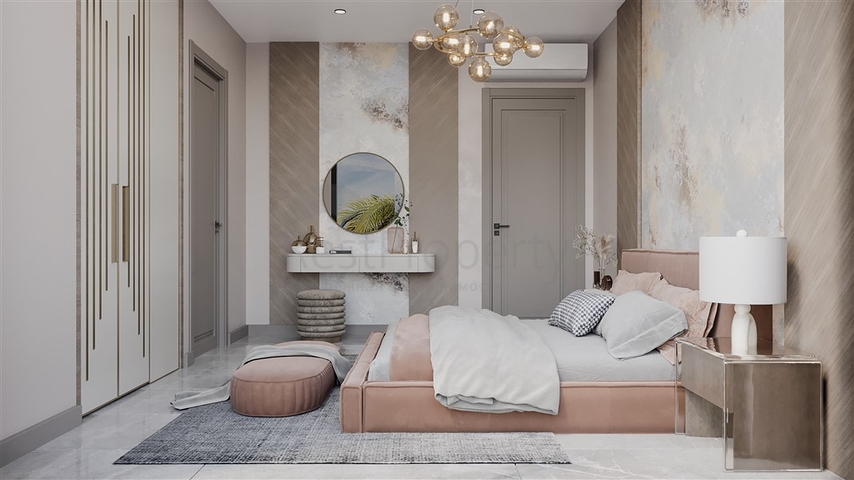 Neue Wohnanlage in einzigartiger Lage in der Gegend von Cikcilli/Alanya